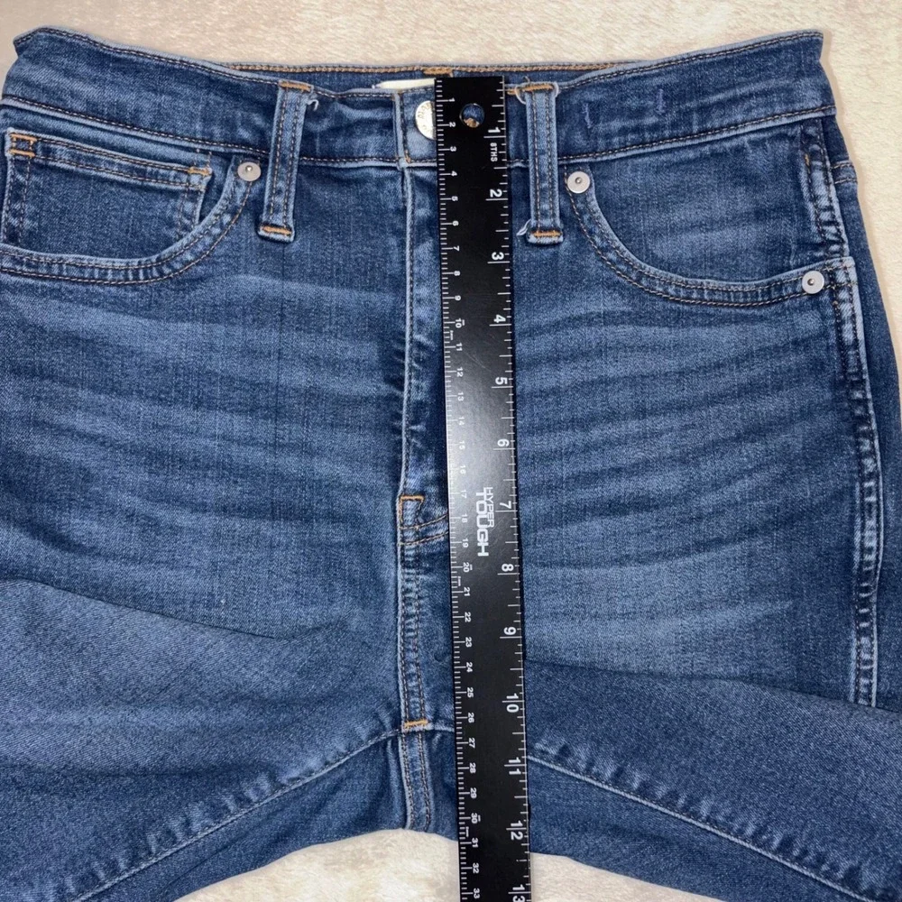 Madewell 10 High-Rise Skinny Jeans Blue Denim Size 26 Indigo Stretch Womens